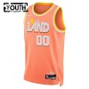 Camiseta Niños NBA Cleveland Cavaliers Personalizadas 2025-26 Nike City Edition Naranja Swingman